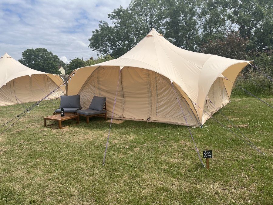 The real tent, locked as a product reference