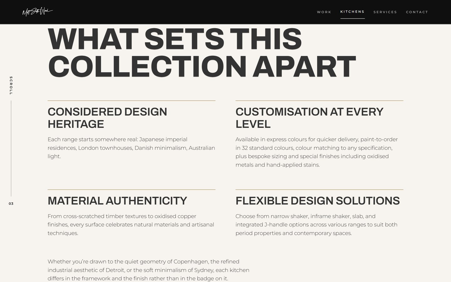 What sets this collection apart