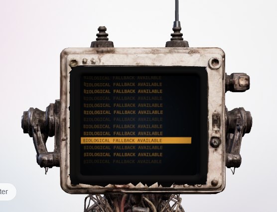 Screen reading biological fallback available