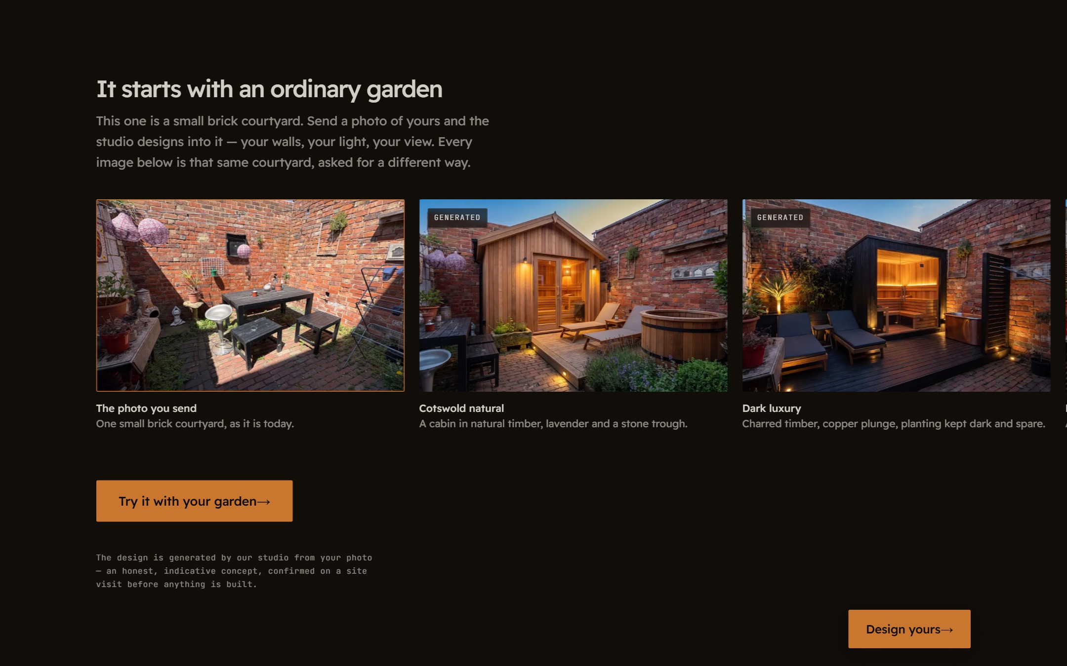 It starts with an ordinary garden