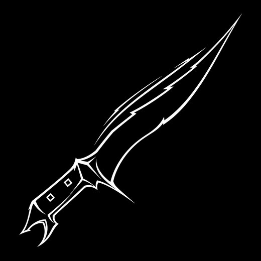 Knife, take F, a dagger