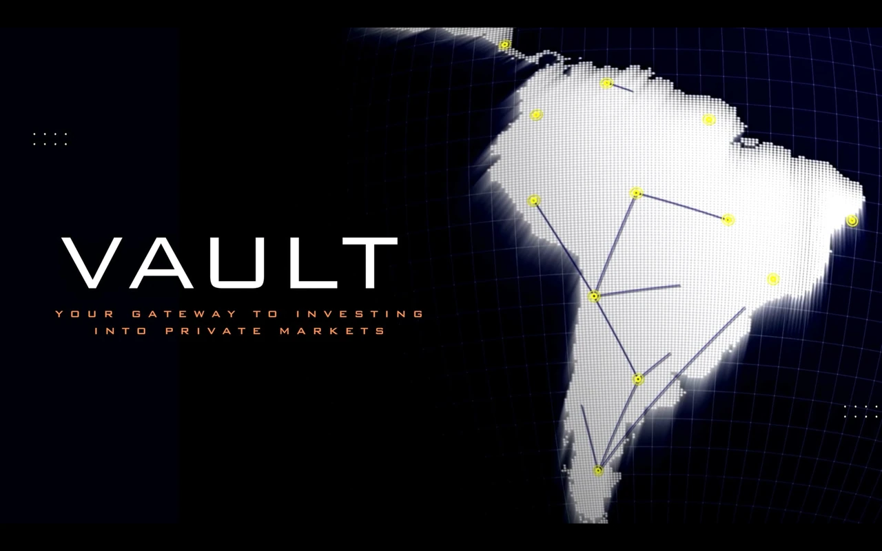 Vault investor film title card