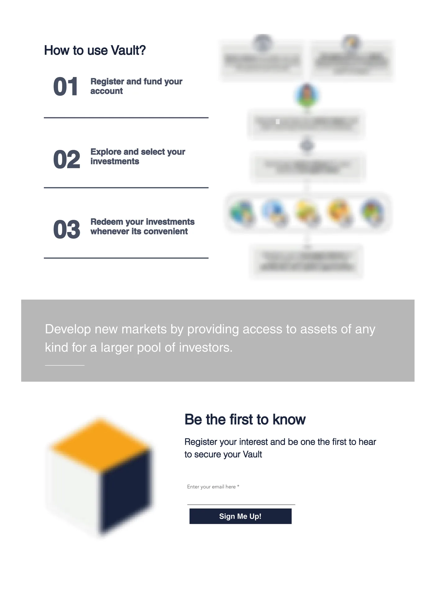 Deck page on the market opportunity