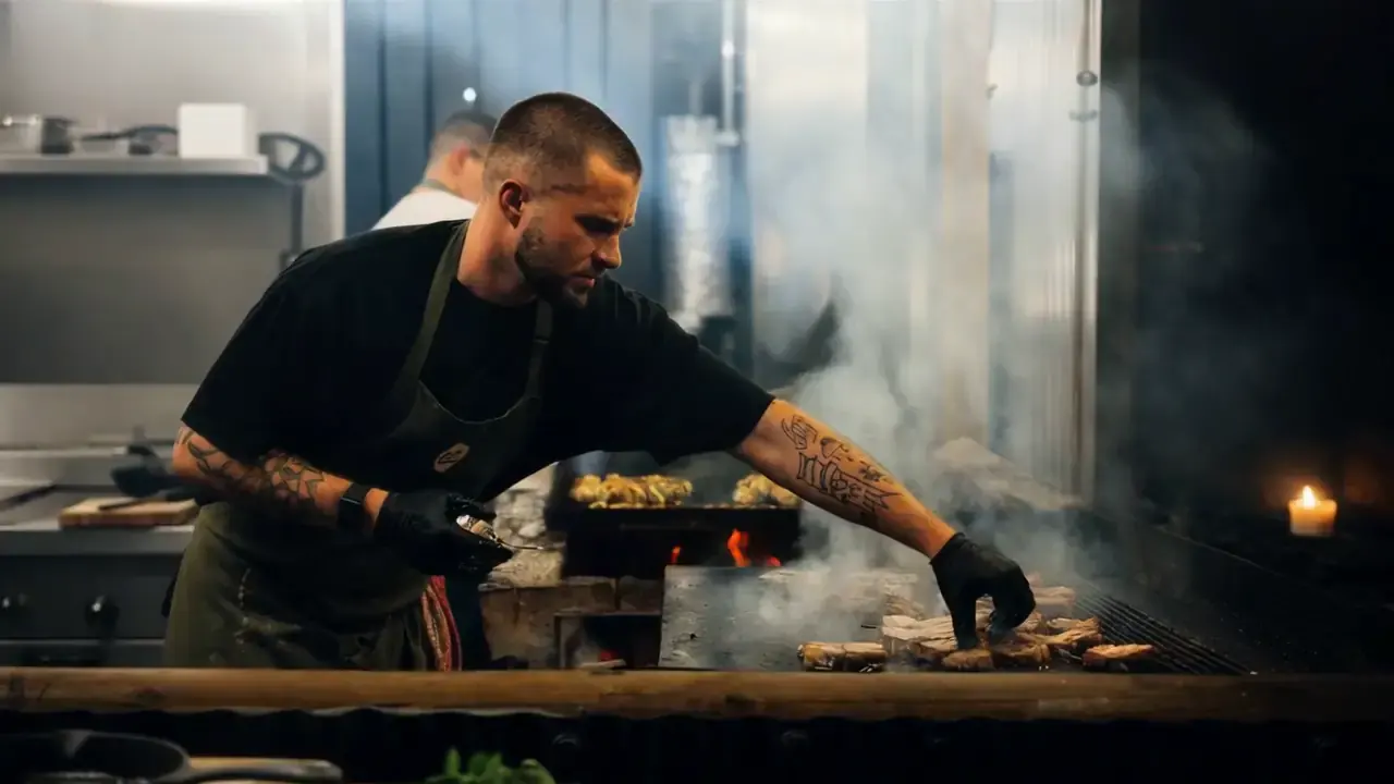 Scran Doh: the hero scroll on the live site