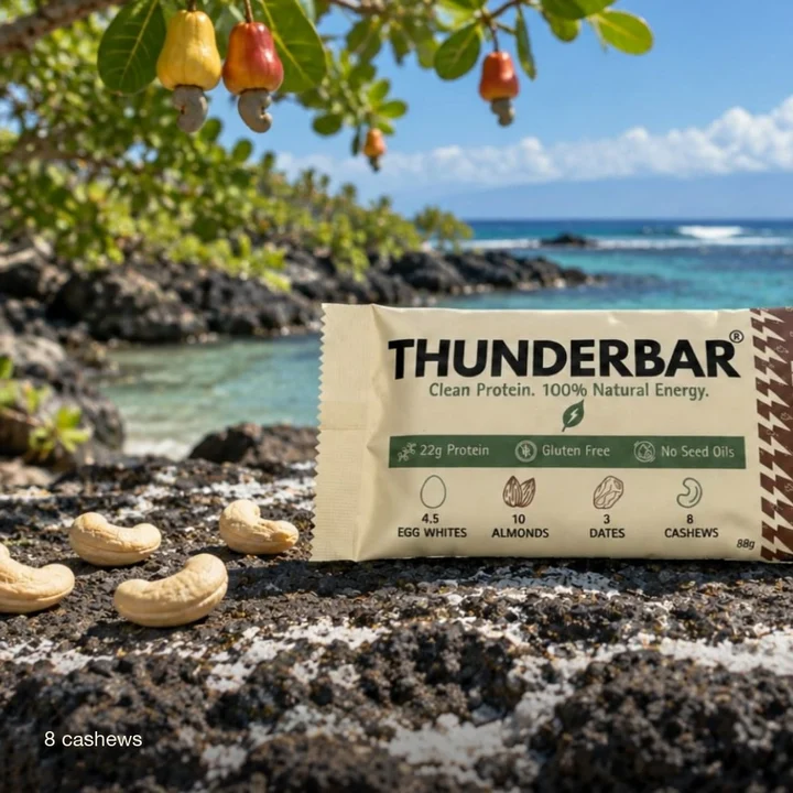 Carousel slide: the bar on rock with cashews by the sea