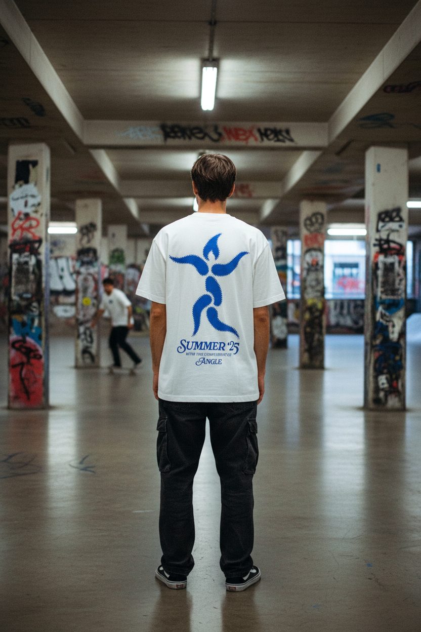 Summer 25 graphic on the back of a hoodie at the undercroft