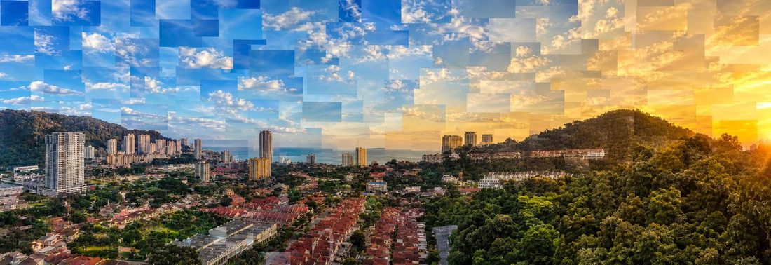 Master Y: a bright, dispersed, photographically varied sky treatment.